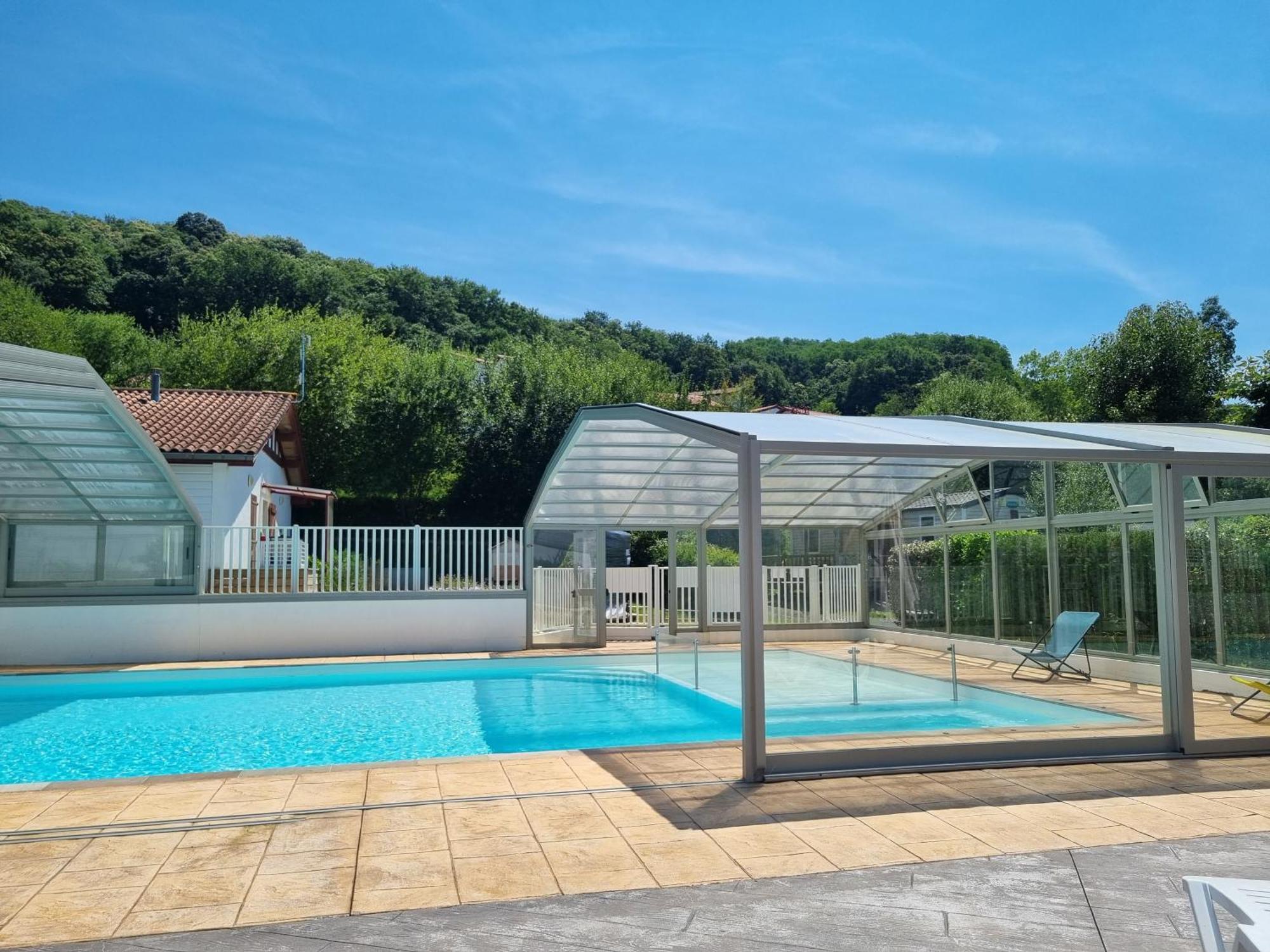 Chalet Etxetxoa, De 1 A 4 Personnes Avec Climatisation, Terrain Prive Et Piscine Hasparren Εξωτερικό φωτογραφία